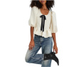 Блузка Free People Pamela Bow Top с бантом и пышными рукавами