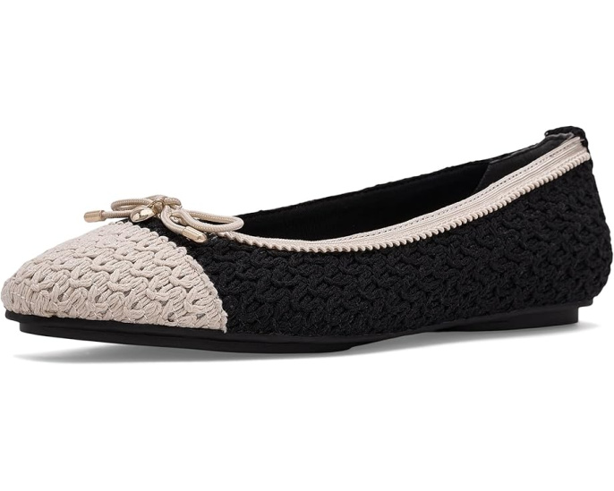Балетки Anne Klein Luci-C с бантом из полиуретана