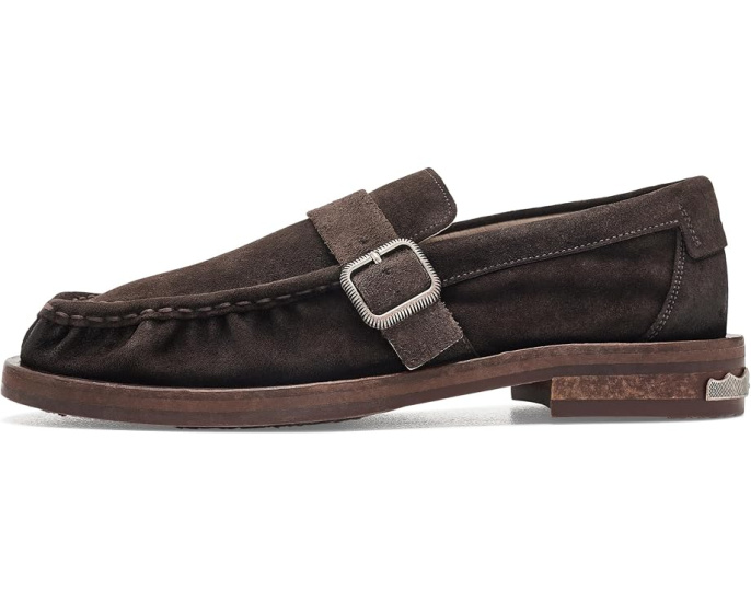 AllSaints лоферы Blossom Suede с пряжкой из замши