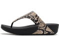 Сандалии с перемычкой Lulu Snake с змеиным принтом FitFlop