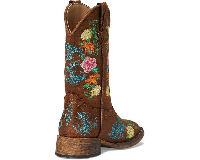 Roper Bailey Floral детские вестерн-сапоги с цветочной вышивкой