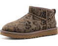 UGG Classic Ultra Mini Spotted сапоги с леопардовым принтом