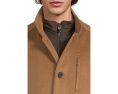 Шерстяное пальто Johnston & Murphy Upton Car Coat с отстегивающимся нагрудником