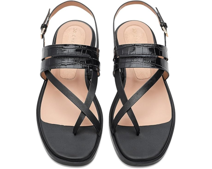 Сандалии Cole Haan Go-to Estella Flat Thong с регулируемой пряжкой