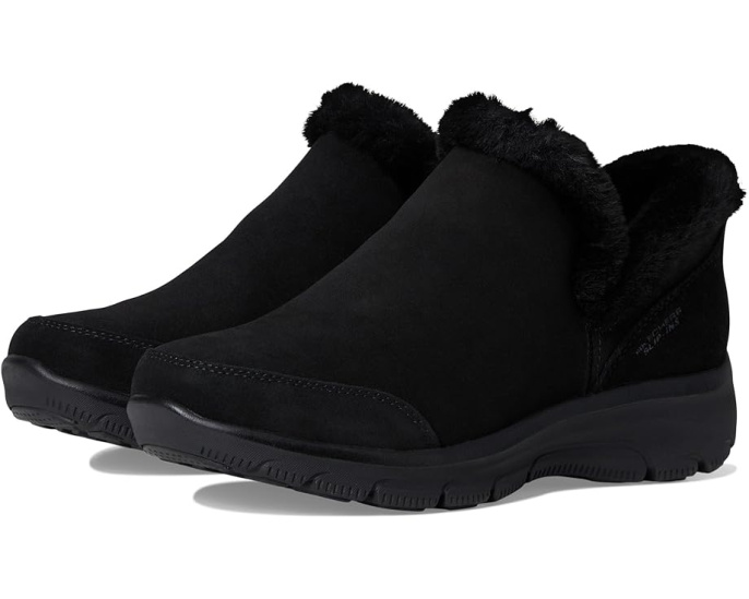 SKECHERS Easy Going ботинки без шнуровки с искусственным мехом и стелькой Air-Cooled Memory Foam