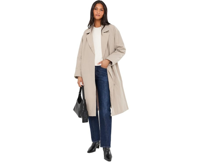 Пальто Eileen Fisher хлопковое стеганое тренч