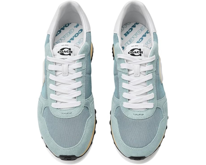 Кроссовки COACH Retro Runner из замши и кожи