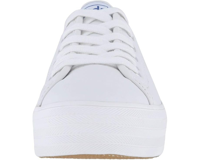 Кроссовки Keds Triple Kick Leather на платформе с кожаным верхом