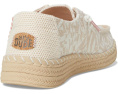 Эспадрильи Hey Dude Wendy Espadrille Retro Palm с пробковой стелькой и тканевым каблуком