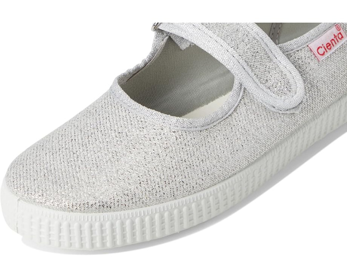 Детские туфельки Cienta Kids 56013 в стиле Мэри Джейн с блестками
