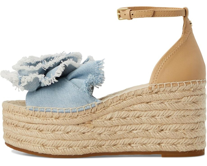 Босоножки Flourish Denim Espadrille Wedge от Kate Spade New York