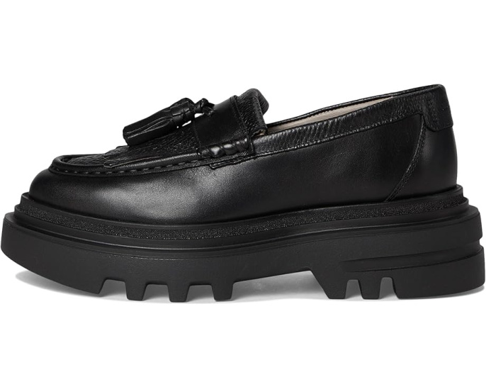 Лоферы AllSaints Beth с кисточками на массивной подошве