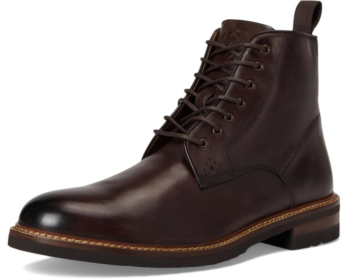 Ботинки Johnston & Murphy Collection Hartford Plain Toe из итальянской кожи с подошвой Vibram