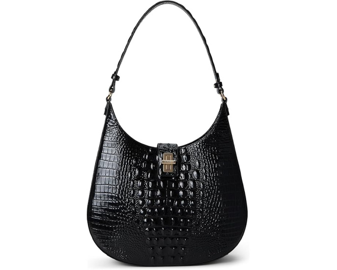 Сумка Brahmin Fallon Slim Shoulderbag через плечо с поворотным замком и карманами