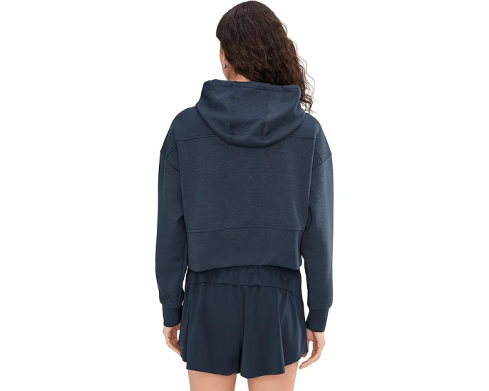 Худи Beyond Yoga Softspring Full Zip с капюшоном и плотной текстурой