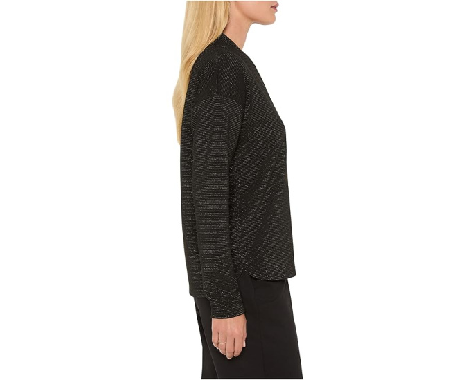 Топ NIC+ZOE Petite Sparkle Stripe Everyday с пайетками