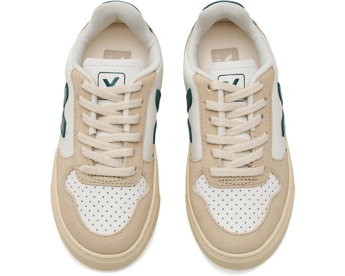 Детские кроссовки VEJA Small V-10 L Chromefree из органического хлопка