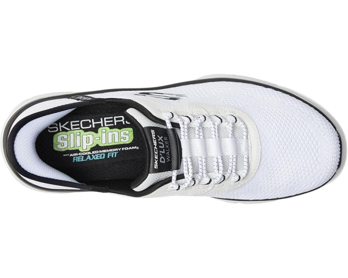 Кроссовки Skechers D'Lux Walker 2.0 Rezinate Hands Free Slip-In с гелевой стелькой Memory Foam