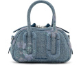 Мини-сумка Marc Jacobs Babe Mini Top-Handle с цветочным денимом