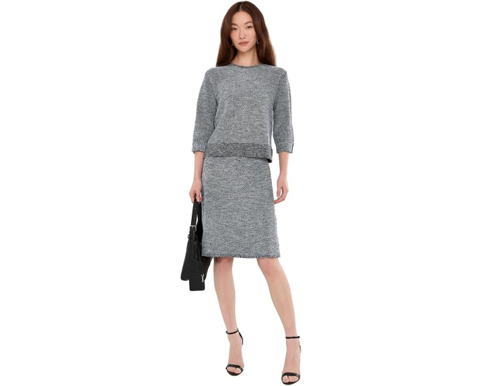 Юбка NIC+ZOE Tweed Stitch Knit вязаная