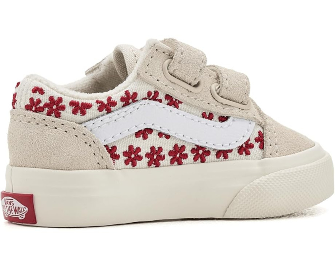 Кроссовки Vans Old Skool V с двойной липучкой для малышей