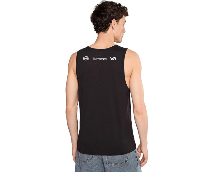 Майка RVCA World Hex Tank с V-образным вырезом для тренировок