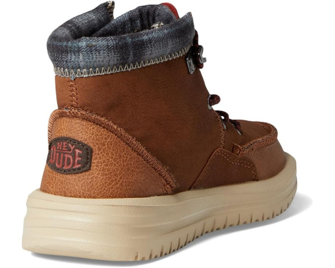 Детские ботинки Hey Dude Bradley Classic с кожаным верхом и технологией Memory Foam