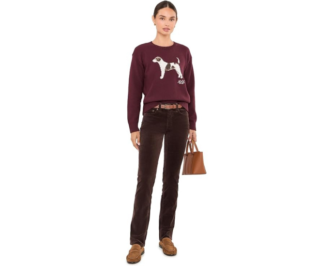 Свитер женский Lauren Ralph Lauren из хлопка с жаккардовым рисунком