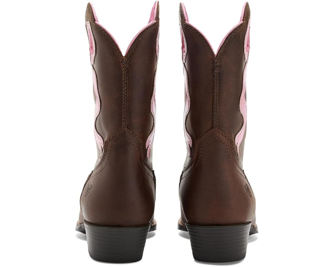 Lil Beaux D Toe Western Boots (Toddler/Little Kid/Big Kid)