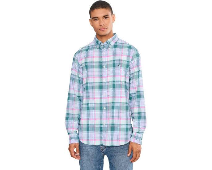 Легкая рубашка Plaid Featherweight Performance, Vineyard Vines