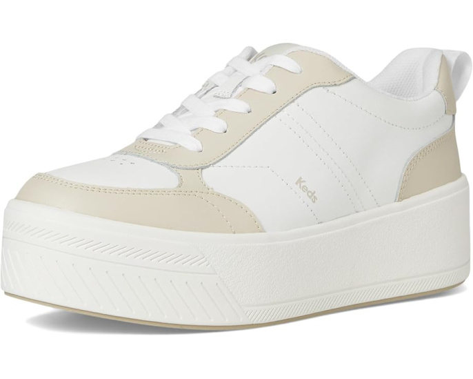 Кроссовки Keds Skyler II Lace-Up на платформе 3.81 см с перфорацией и кожанным верхом