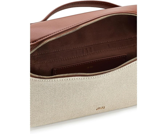Сумка Thea Top Handle от JW PEI с коричневым канвасом