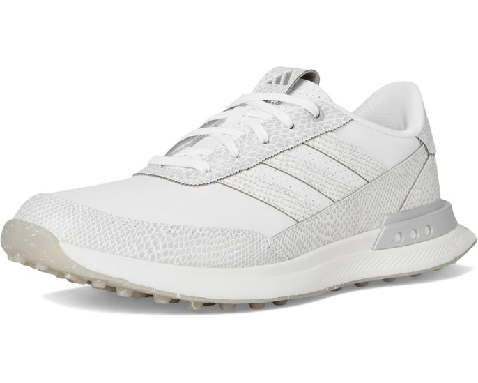 Кожаные кроссовки для гольфа Adidas S2G 25 без шипов с промежуточной подошвой Lightstrike
