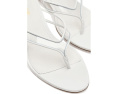 Босоножки-танкетки Clea Wedge Veronica Beard из кожи с перепончатым ремешком