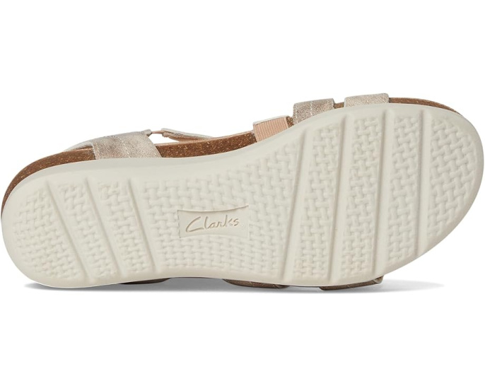 Босоножки Clarks Calenne Clara на клине с ремешками из кожи