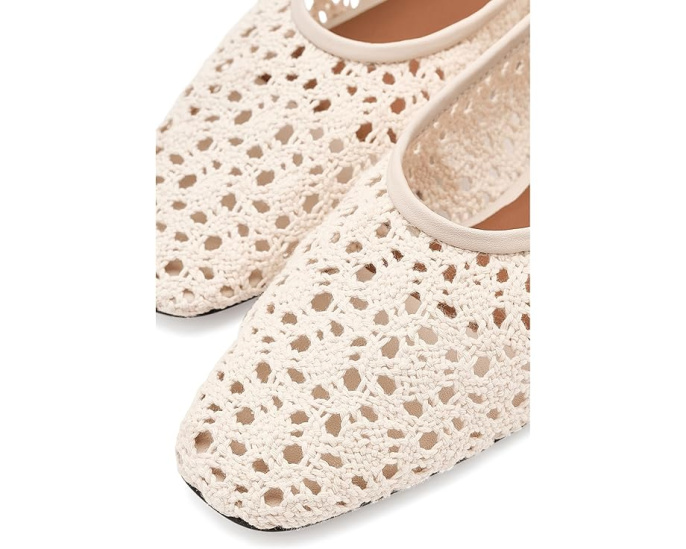 Балетки Sage Ballet Flat вязаные крючком Madewell