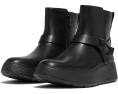 Короткие ботинки FitFlop F-Mode на платформе из кожи с узлом