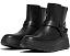 Короткие ботинки FitFlop F-Mode на платформе из кожи с узлом