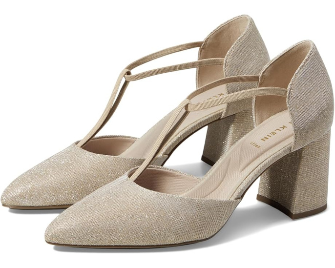 Босоножки Anne Klein Baylie с блочным каблуком и заостренным мысом