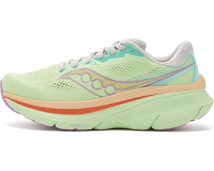 Кроссовки Guide 19 с максимальной амортизацией и широкой платформой Saucony