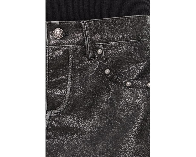 Free People Lainey юбка веган с заклепками
