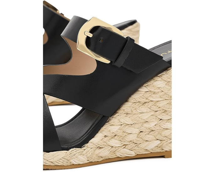 Босоножки Stuart Weitzman Sai Espadrille Wedge на танкетке из джута
