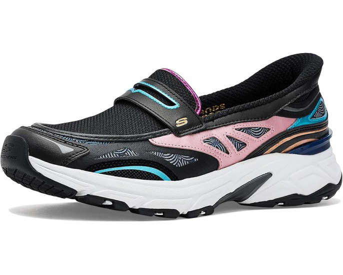 Кроссовки SKECHERS Stamina Sport-chrome Muse Hands Free Slip-ins на воздушной пене