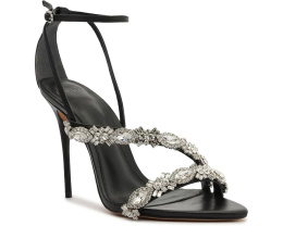 Босоножки Alexandre Birman Aurora Crystal Sandal 100 на высоком каблуке с кристаллами