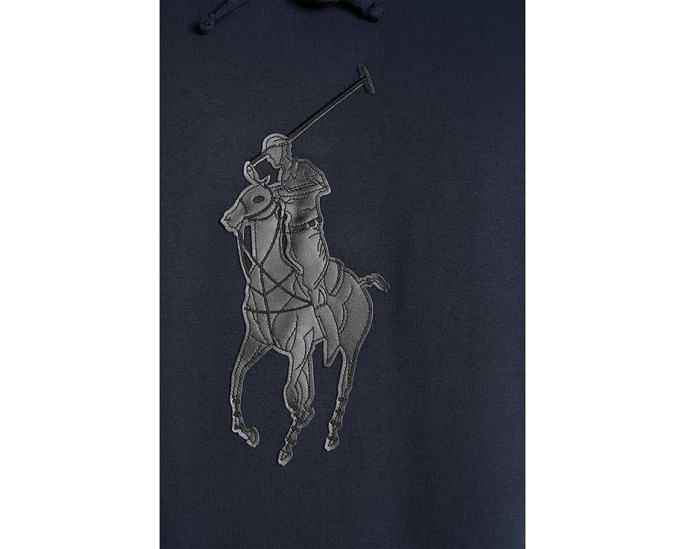 Толстовка Polo Ralph Lauren с капюшоном и кожаным патчем