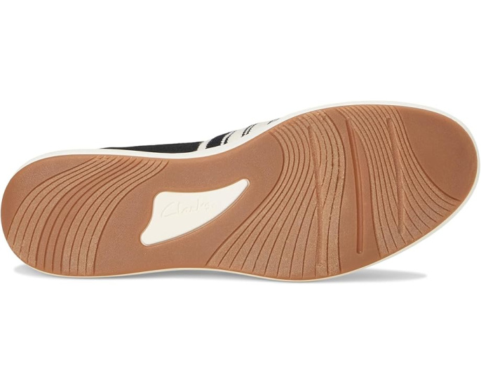 Легкие слипоны Clarks Breeze Sky Mist с противоскользящей подошвой