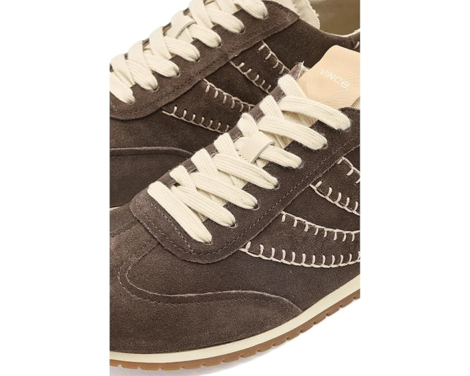 Кроссовки богемные Vince Oasis Runner Boho с замшевым верхом
