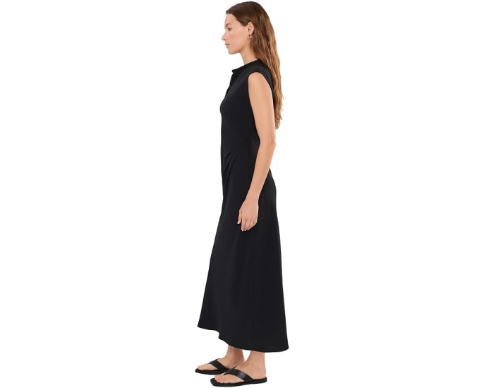 Платье Vince Draped с воротником-хомутом