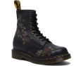 Ботинки Dr. Martens 1460 Leather Lace-Up с принтом роз и круглым носком