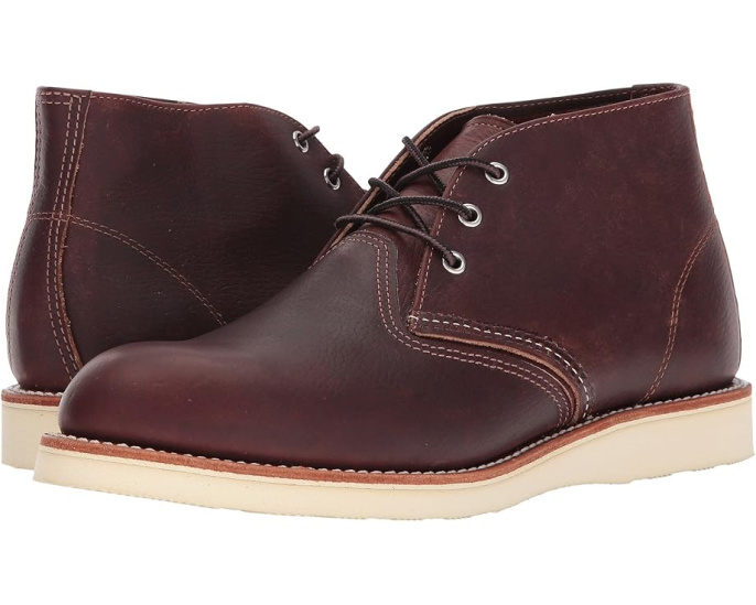 Ботинки Work Chukka от Red Wing Heritage с кожаным верхом и подошвой из креповой резины